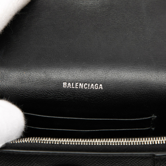 Pre-Loved Balenciaga Calfskin Hourglass Downtown Crossbody XS - Picture 5 of 7